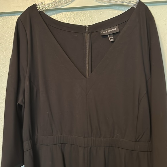 Lane Bryant Little Black Dress Plus Size 18 20 Fit & Flare Jersey Knit Stretch - Picture 3 of 10